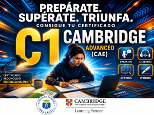 Inglés avanzado C1   2HS SEMANALES  Centro Language Partner de Cambridge.