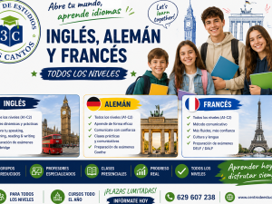 Clases de Inglés, Alemán y Francés en Tres Cantos  1H Semanal