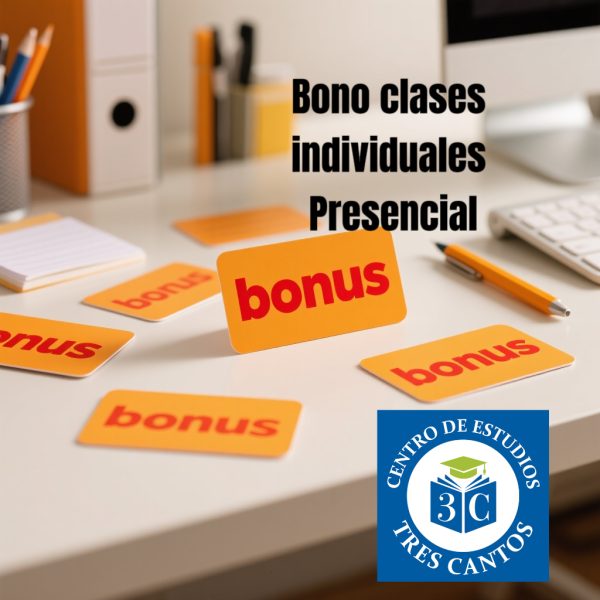 Bono 15 Clases Presenciales  Individuales (1hora) Mañanas o tardes