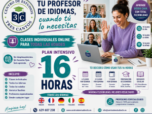 Plan Intensivo Online  16hs  Clases particulares Online de idiomas